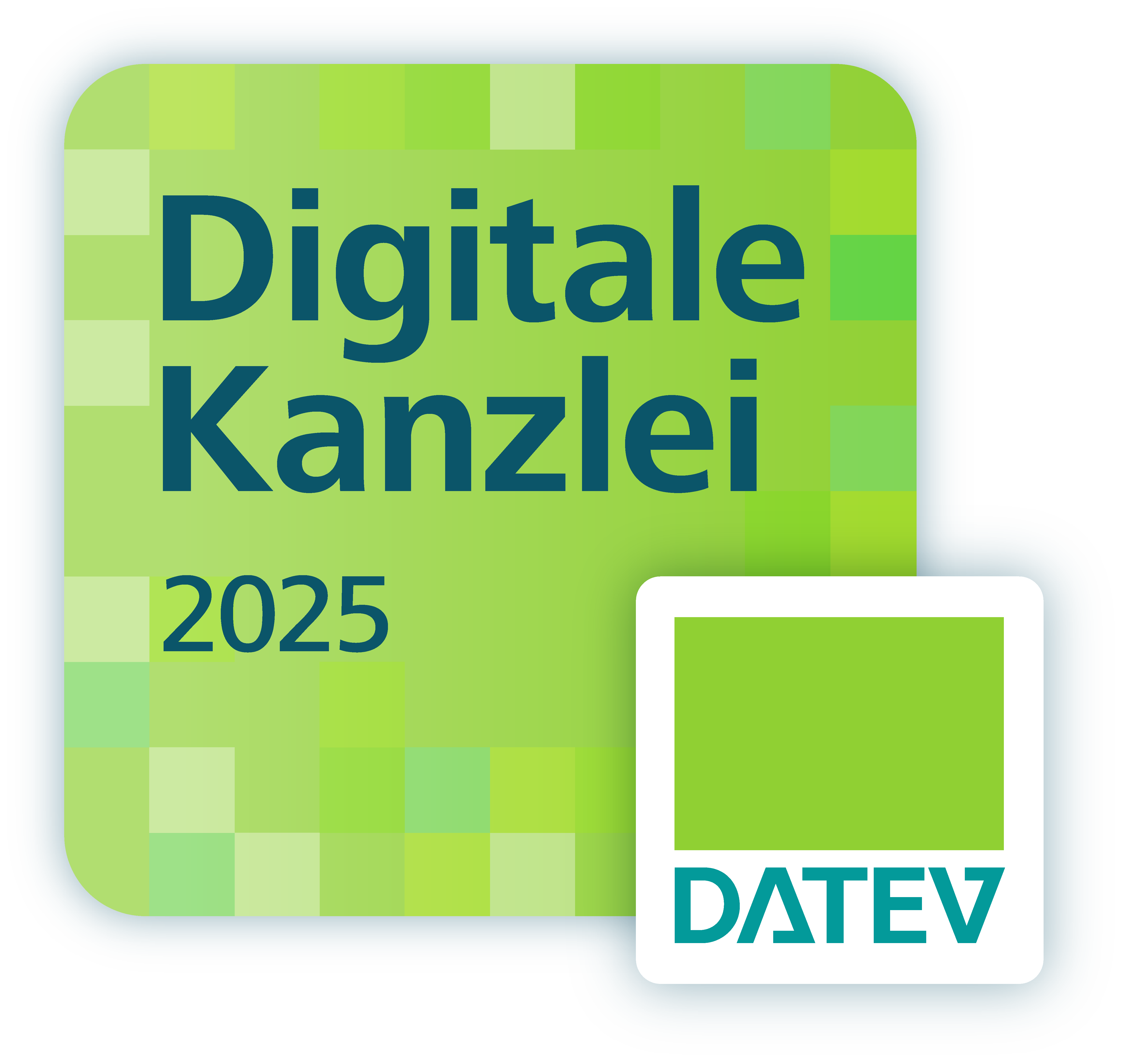 grünes DATEV Digitale Kanzlei 2025 Auszeichnung