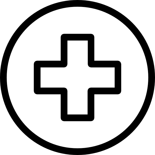 Icon: Kreis mit Kreuz